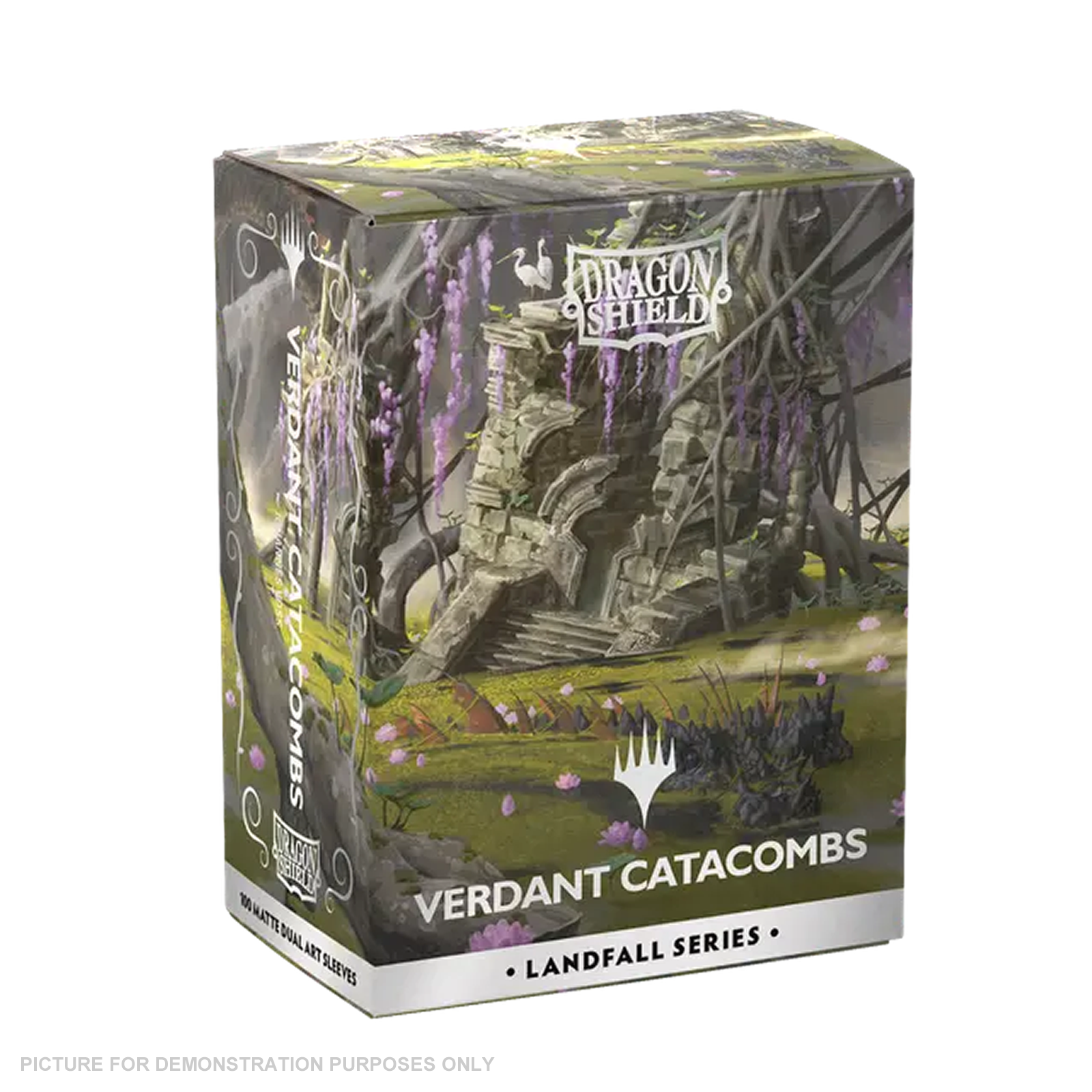 Dragon Shield Sleeves – Matte Dual Art – MTG Landfall Series Verdant Catacombs